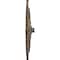 Ekena Millwork Haylynn Ceiling Medallion (Fits Canopies up to 1 1/4"), 29 1/8"OD x 1 1/4"ID x 4"P, Warm Silver CM29HYWSS - alternate 3